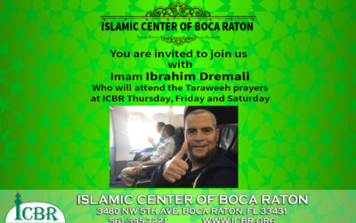 Join us in welcoming Imam Ibrahim Dremali