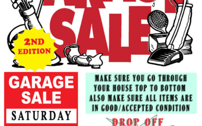 Spring Garage Sale – Second Edition