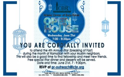 Open House 4th Annual Iftar