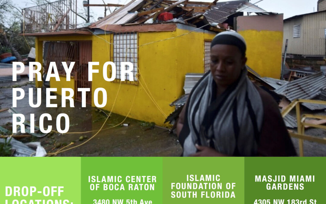 ICBR & ICNA Relief support Puerto Rico