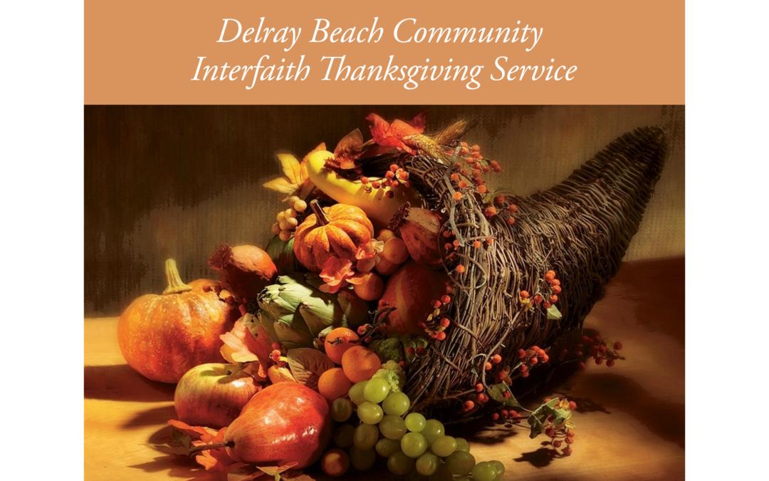 Delray Beach Community Interfaith Thanksgiving Service