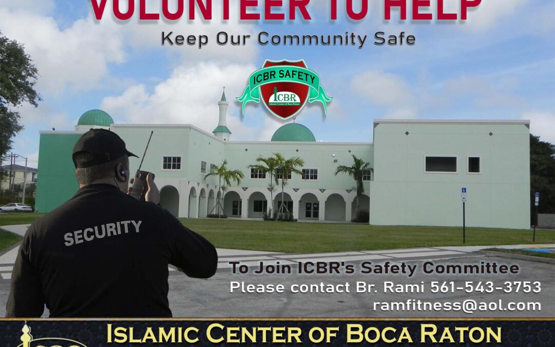 Volunteer to help ICBR’s Safety Committee