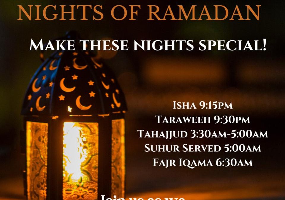 The Most Blessed Nights: The Last Ten Nights of Ramadan